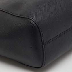 MICHAEL Michael Kors Black Saffiano Leather Jet Set Travel Chain Shoulder Bag