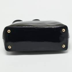 MICHAEL Michael Kors Black Patent Leather Jet Set Chain Tote