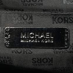 MICHAEL Michael Kors Black Patent Leather Jet Set Chain Tote