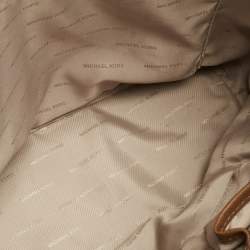 MICHAEL Michael Kors Brown Leather Jet Set Top Zip Tote