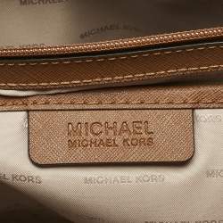 MICHAEL Michael Kors Brown Leather Jet Set Top Zip Tote