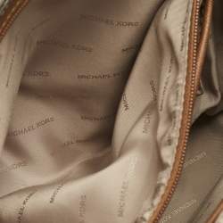 MICHAEL Michael Kors Brown Leather Jet Set Top Zip Tote