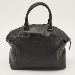 MICHAEL Michael Kors Black Leather Riley Satchel
