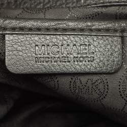 MICHAEL Michael Kors Black Leather Riley Satchel