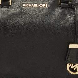 MICHAEL Michael Kors Black Leather Riley Satchel