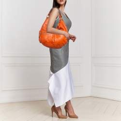 MICHAEL Michael Kors Orange Leather Large Layton Hobo