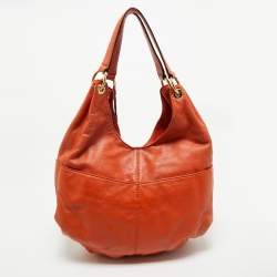 MICHAEL Michael Kors Orange Leather Large Layton Hobo