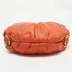 MICHAEL Michael Kors Orange Leather Large Layton Hobo