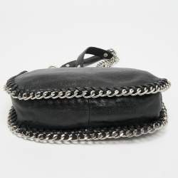 Pre Owned MICHAEL Michael Kors Black Leather Chelsea Chain Shoulder Bag