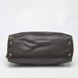 Pre Owned MICHAEL Michael Kors Mocha Leather Large East West Hamilton Tote