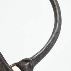 Pre Owned MICHAEL Michael Kors Mocha Leather Large East West Hamilton Tote