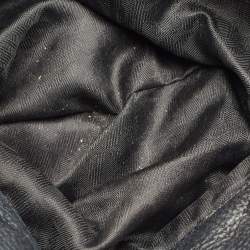 Pre Owned MICHAEL Michael Kors Black Leather Studded Chain Satchel