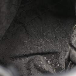 Pre Owned MICHAEL Michael Kors Black/Brown Leopard Print Calfhair and Leather Lana Backpack