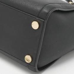 Pre Owned MICHAEL Michael Kors Black Leather Tina Tote