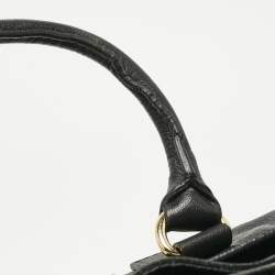 Pre Owned MICHAEL Michael Kors Black Leather Large North South Hamilton Tote