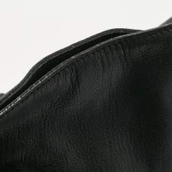 Pre Owned MICHAEL Michael Kors Black Leather Large North South Hamilton Tote