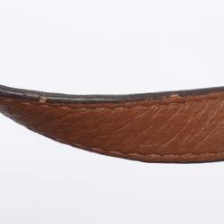 Pre Owned MICHAEL Michael Kors Brown Leather Tassel Crossbody Bag