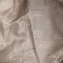 Pre Owned MICHAEL Michael Kors Brown Signature Coated Canvas Lilly Tote