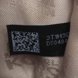 Pre Owned MICHAEL Michael Kors Brown/Red Signature Coated Canvas and Leather Tina Satchel