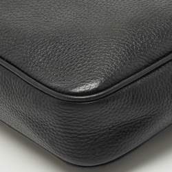 Pre Owned MICHAEL Michael Kors Black Leather Fulton Shoulder Bag