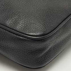 Pre Owned MICHAEL Michael Kors Black Leather Fulton Shoulder Bag