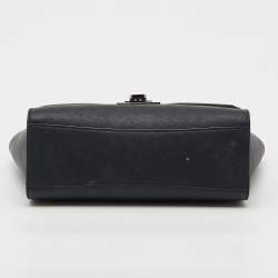 Pre Owned MICHAEL Michael Kors Black Saffiano Leather Callie Top Handle Bag