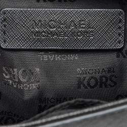 Pre Owned MICHAEL Michael Kors Black Saffiano Leather Callie Top Handle Bag