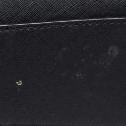 Pre Owned MICHAEL Michael Kors Black Saffiano Leather Callie Top Handle Bag