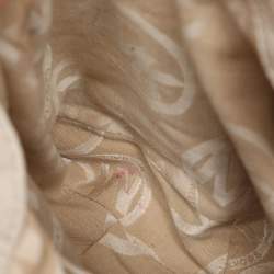 Pre Owned MICHAEL Michael Kors White Leather Fulton East West Tote