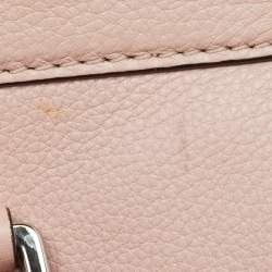 Pre Owned MICHAEL Michael Kors Light Pink Leather Astrid Satchel