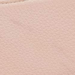 Pre Owned MICHAEL Michael Kors Light Pink Leather Astrid Satchel