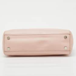 Pre Owned MICHAEL Michael Kors Light Pink Leather Astrid Satchel