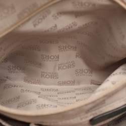Pre Owned MICHAEL Michael Kors Green Leather Susie Drawstring Backpack