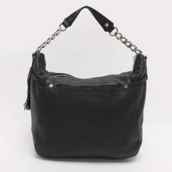 Pre Owned MICHAEL Michael Kors Black Leather Hobo