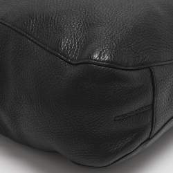 Pre Owned MICHAEL Michael Kors Black Leather Hobo