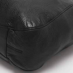 Pre Owned MICHAEL Michael Kors Black Leather Hobo