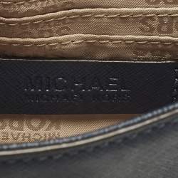 Pre Owned حقيبة كروس مايكل مايكل كورس تينا جلد أزرق بحري