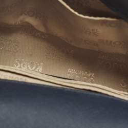 Pre Owned حقيبة كروس مايكل مايكل كورس تينا جلد أزرق بحري