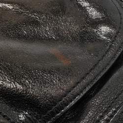 مملوكة مسبقًا MICHAEL Michael Kors Naomi Large Black Leather Crossbody Bag