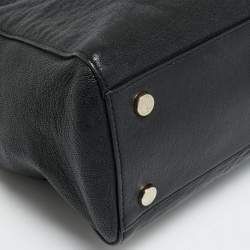 مملوكة مسبقًا حقيبة ساتشيل مايكل مايكل كورس أستريد جلد أسود كبيرة