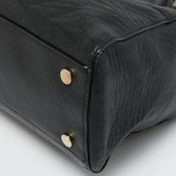 مملوكة مسبقًا حقيبة ساتشيل مايكل مايكل كورس أستريد جلد أسود كبيرة