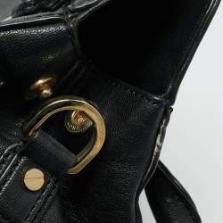 مملوكة مسبقًا حقيبة ساتشيل مايكل مايكل كورس أستريد جلد أسود كبيرة