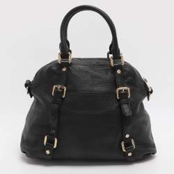 Pre Owned حقيبة مايكل مايكل كورس بيدفورد جلد أسود 