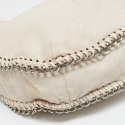 مملوكة مسبقًا MICHAEL Michael Kors Chelsea Chain Light Pink Leather Hobo