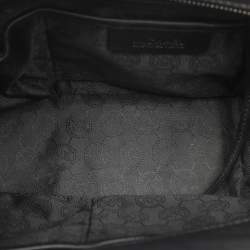 Pre Owned حقيبة يد توتس مايكل مايكل كورس لانا جلد أسود/أبيض