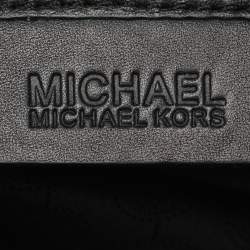 Pre Owned حقيبة يد توتس مايكل مايكل كورس لانا جلد أسود/أبيض