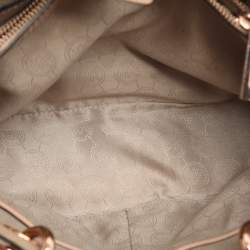 Pre Owned MICHAEL Michael Kors Cynthia Medium Pink Leather Satchel