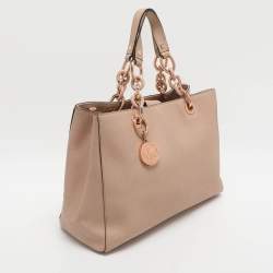 Pre Owned MICHAEL Michael Kors Cynthia Medium Pink Leather Satchel