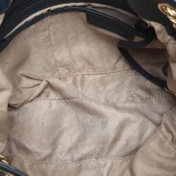 مملوكة مسبقًا MICHAEL Michael Kors Blue Leather Convertible Tote