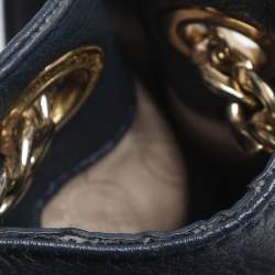 مملوكة مسبقًا MICHAEL Michael Kors Blue Leather Convertible Tote